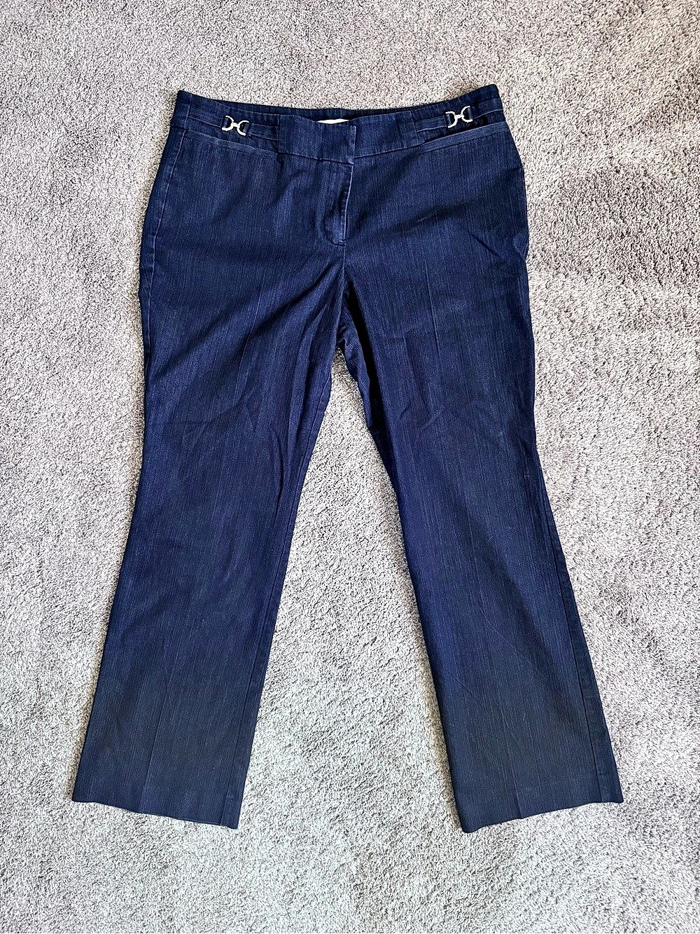 New York & Company Bootcut Pants in Blue Size 10